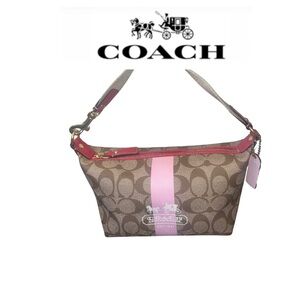 Coach Heritage Stripe Mini Hand bag